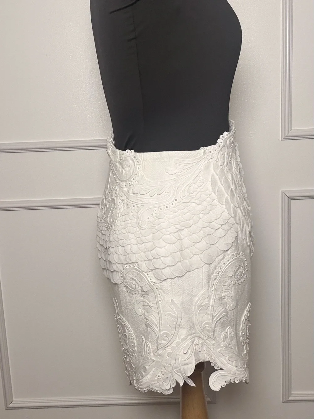 Zimmermann Tama Appliqué Filagree Mini Skirt size 2 Runway Collection Rare - Picture 9 of 15
